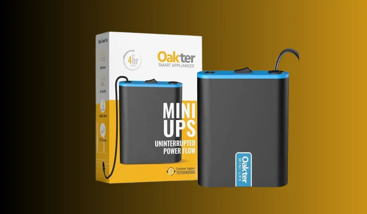 a black and blue power bank