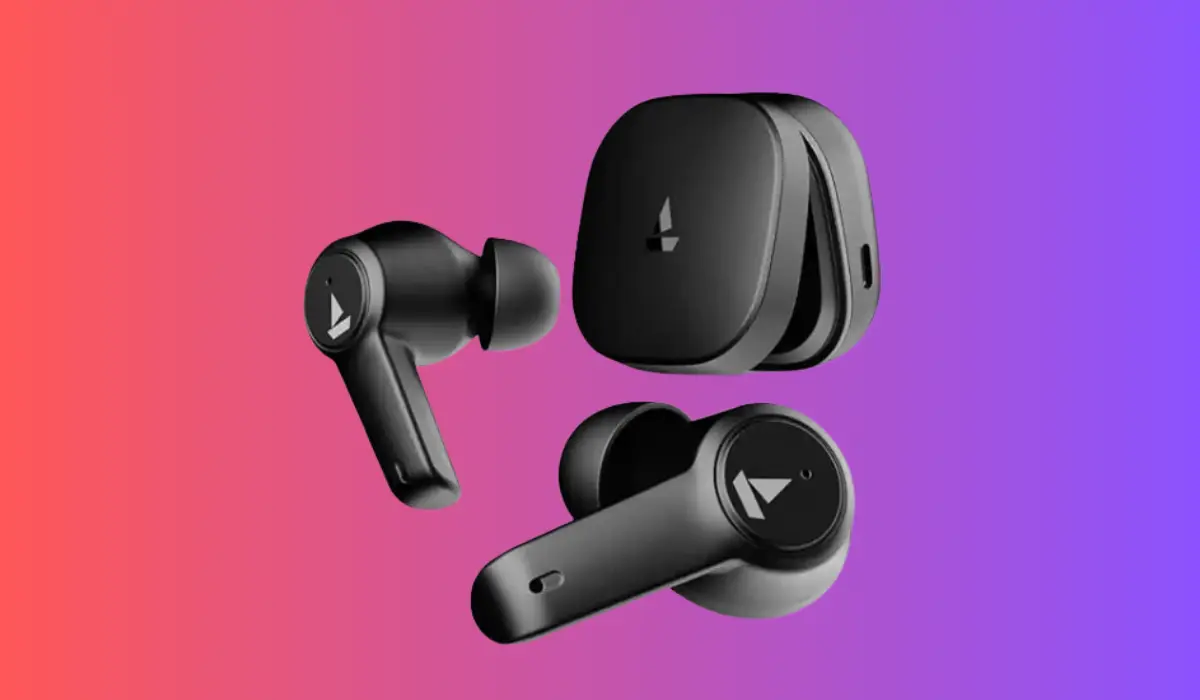 a black boat 441 earbuds with a case